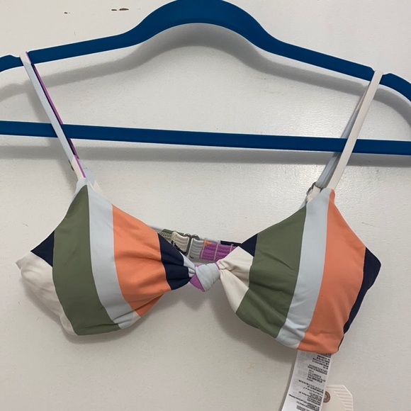 Billabong Bikini Top – Retro Stripe Knot Front - Picture 2 of 5